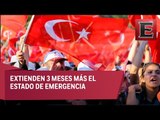 Extienden el estado de emergencia en Turquía