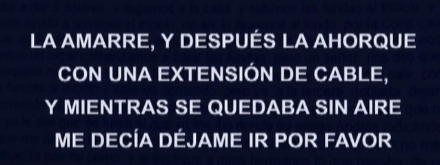 Declaración de la joven que descuartizó a una mujer de 21 años al sur de Guayaquil