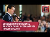 Peña Nieto se opone a segunda vuelta en elecciones presidenciales