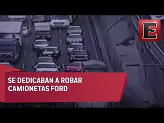Detienen a banda dedicada al robo de camionetas