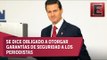 Respeta gobierno la libertad de expresión: Peña Nieto