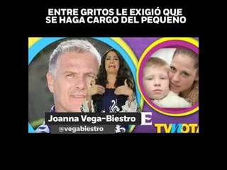 'Entre gritos, le exigieron a Héctor Soberón hacerse cargo de su supuesto hijo ', opinión Joanna