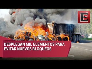 Se registran bloqueos en carretera de Michoacán