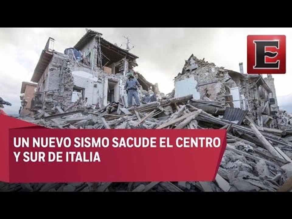 Sismo de 6.5 grados sacude el centro de Italia