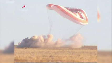 Regresan a la Tierra tres astronautas de la EEI