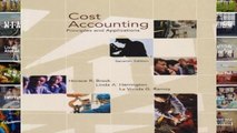 F.R.E.E [D.O.W.N.L.O.A.D] Cost Accounting: Principles and Applications [A.U.D.I.O.B.O.O.K]