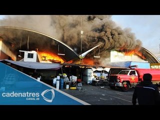 Rehabilitación en Central de Abastos por incendio tardará un mes