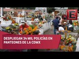 Operativo de seguridad por Día de Muertos en la CDMX