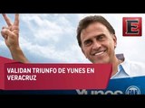 Avalan a Miguel Ángel Yunes como gobernador electo de Veracruz