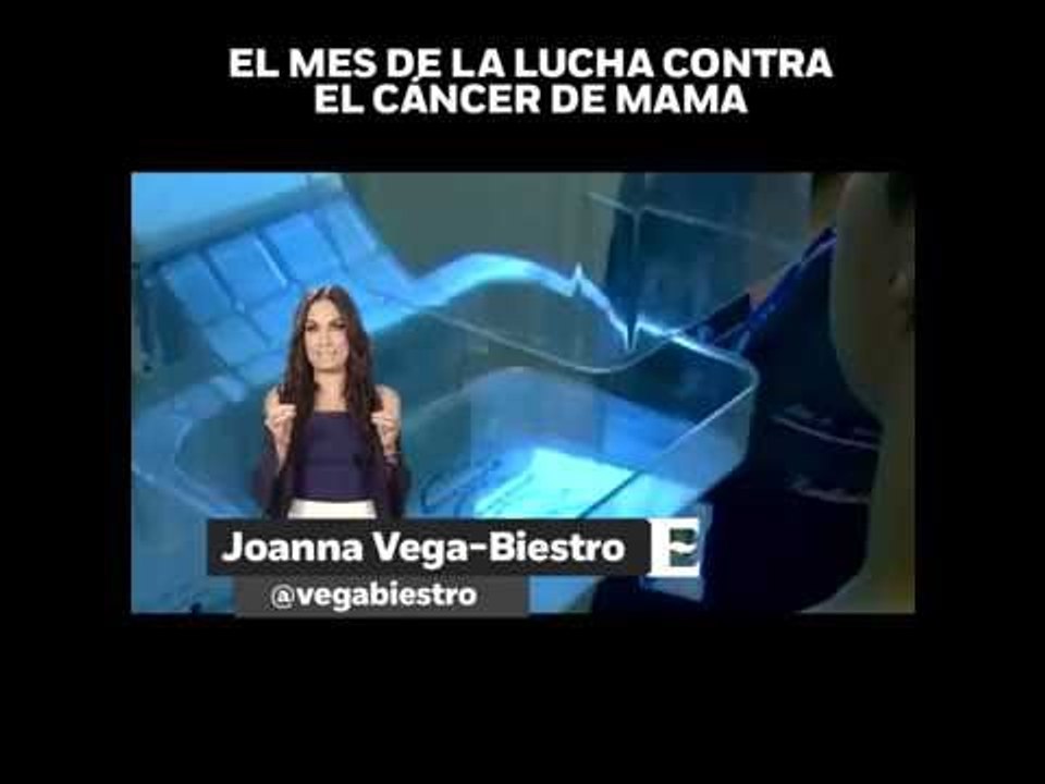 'Si se detecta a tiempo, el cáncer de mama se puede curar', en opinión de Joanna Vega-Biestro