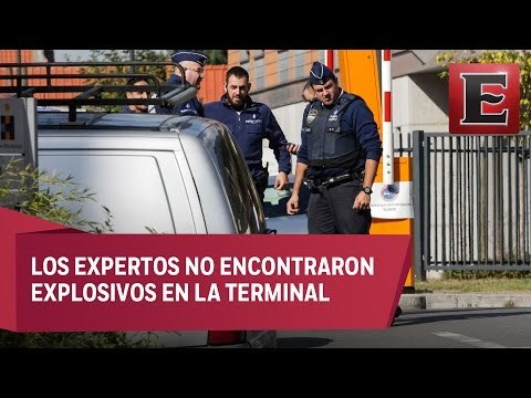 Desalojan estación de tren en Bruselas por alerta de bomba