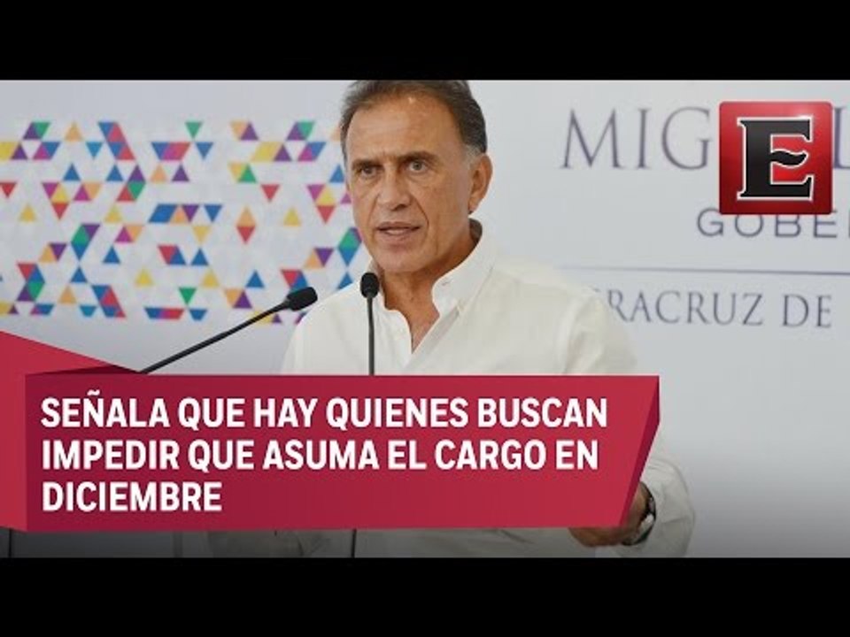 Yunes Linares señala que existen maniobras en su contra
