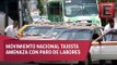 Taxistas amenazan con paro nacional