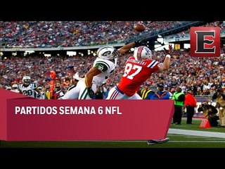 Horarios partidos NFL, semana 6
