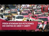 Taxistas amenazan con paro nacional