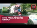 Volcadura en Circuito Exterior Mexiquense deja un muerto