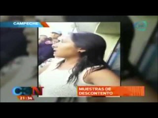VIDEO: Mujer cuestiona a candidatos de Campeche