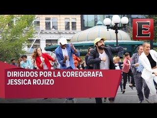 "Flashmob" en apoyo de Hillary Clinton