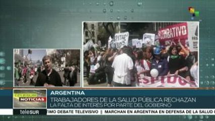 Argentina: trabajadores de la salud rechazan presupuesto nacional 2019