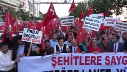 Batman'da Terörü Protesto Yürüyüşü