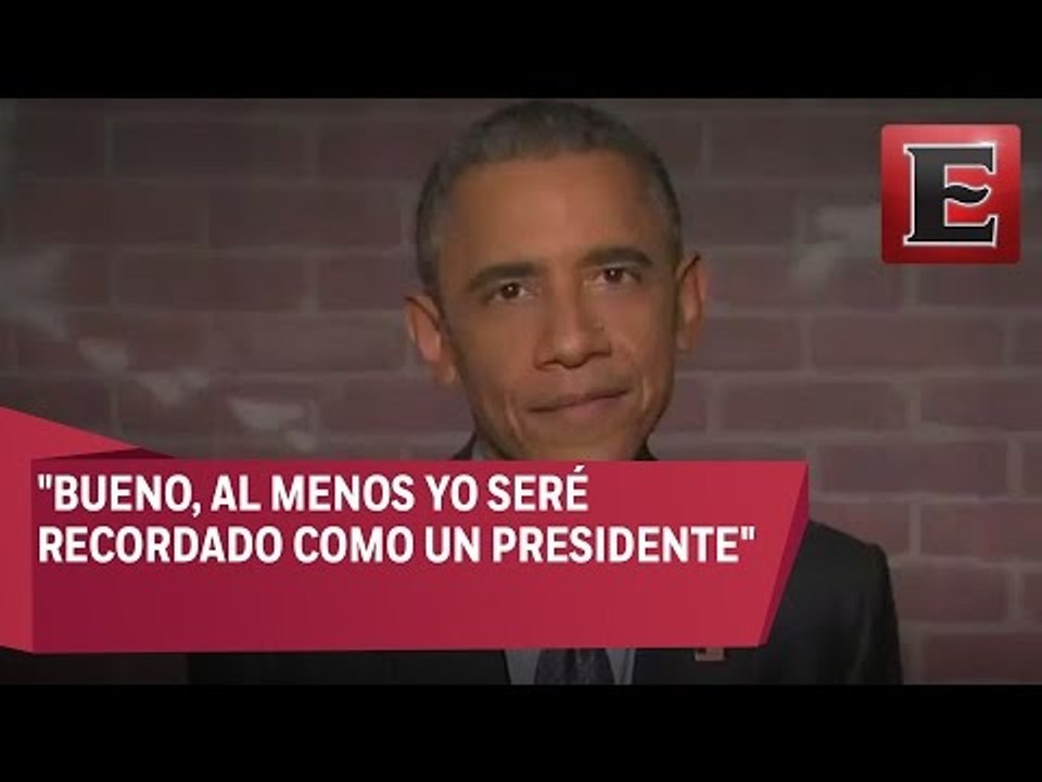 Obama bromeo sobre los tweets de Trump