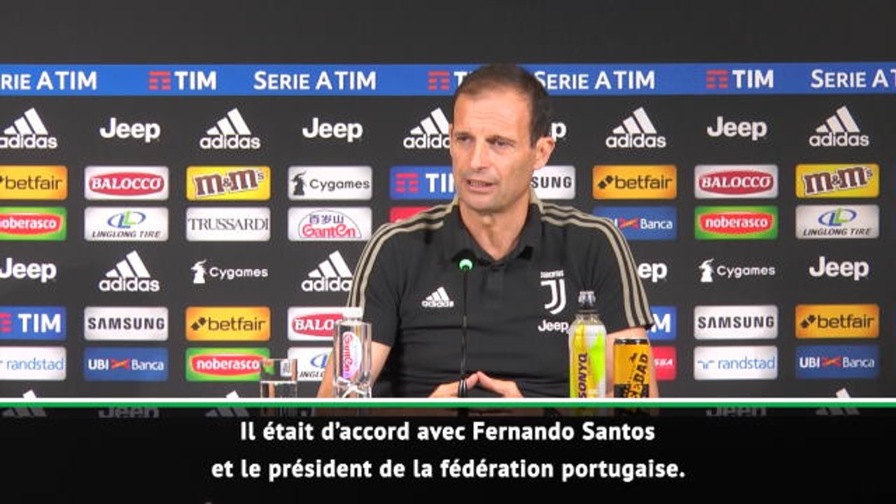 Juventus - Allegri : "Ronaldo a les épaules larges"