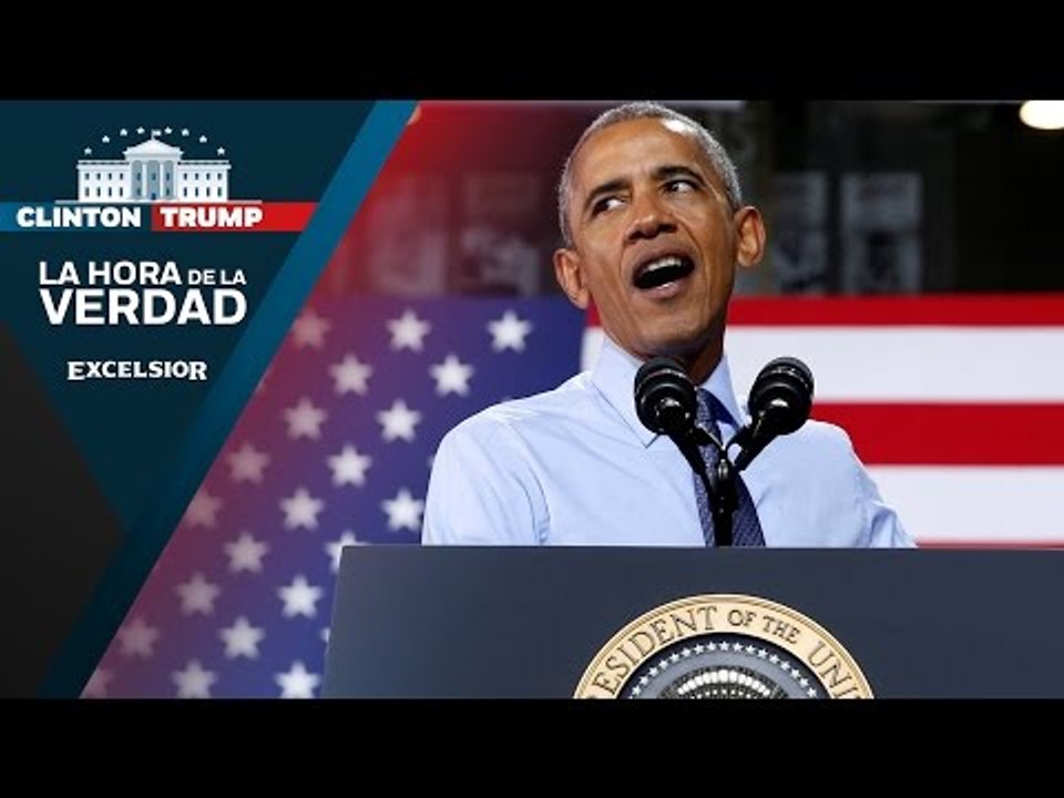 Barack Obama pide a Michigan votar por Hillary Clinton