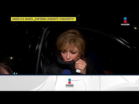 ¡Angélica María salió a cantar a pesar de estar enferma! | De Primera Mano