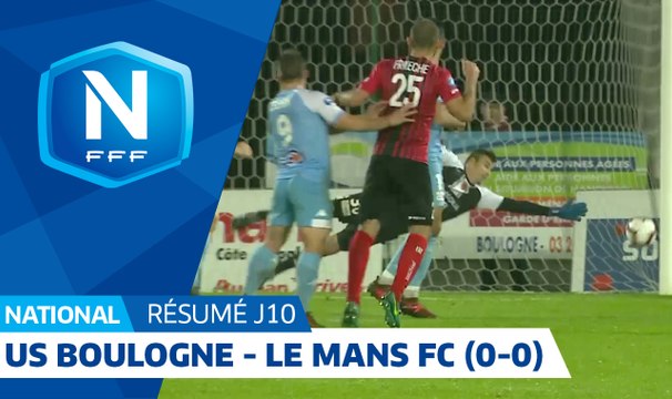 J10 - US Boulogne CO - Le Mans FC (0-0), le résumé I National FFF 2018-2019