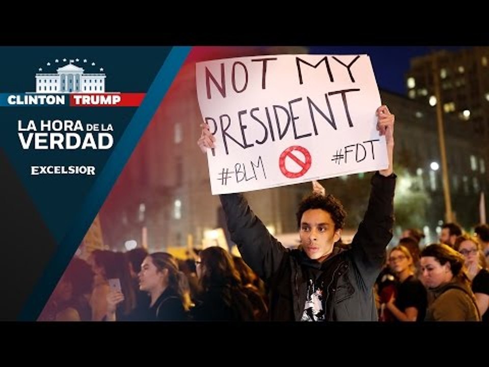 Protestas contra Donald Trump en varias ciudades de EU