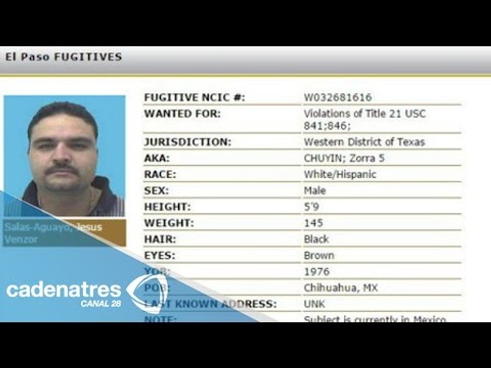 Detienen a Jesús Salas Aguayo, líder del Cártel de Juárez