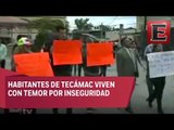 Habitantes de Tecámac exigen seguridad en el municipio