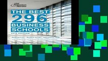 [P.D.F] The Best 296 Business Schools, 2013 Edition (Princeton Review: Best Business Schools)