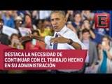 Obama en campaña a favor de Hillary Clinton en Miami