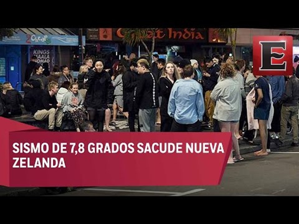 Terremoto de 7 grados genera tsunami en Nueva Zelanda