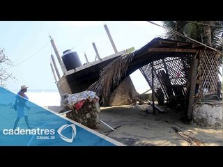 Suman tres personas muertas en Guerrero por el mar de fondo