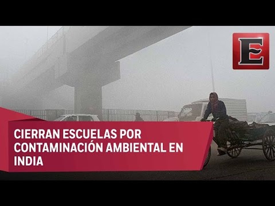 Cierran escuelas por altos niveles de contaminación en India