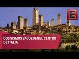 Se registran fuertes sismos en Italia