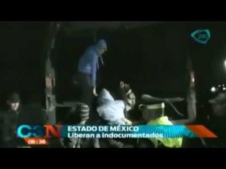 Liberan a indocumentados prisioneros en el Edomex