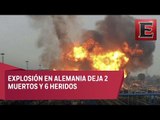 Explosión en planta química de Alemania deja 2 muertos