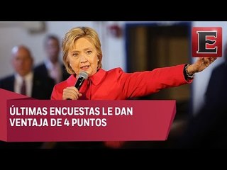 Encuestas le dan victoria parcial a Hillary Clinton