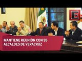 Flavino Ríos se reúne con alcaldes de Veracruz