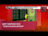 Los Simpson piden disculpas por predicción de elecciones de EU