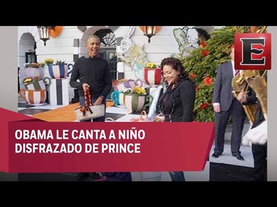 Barack Obama le canta "Purple Rain" a niño en la Casa Blanca