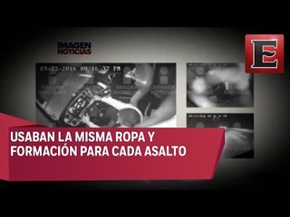 Graban móvil de asaltantes de la Marquesa