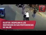 Asalto a dos jóvenes en calles de Neza, Edomex