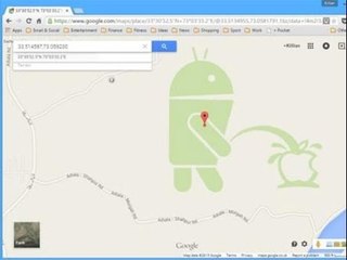 Difunden imagen de Android orinando a Apple en Google Maps