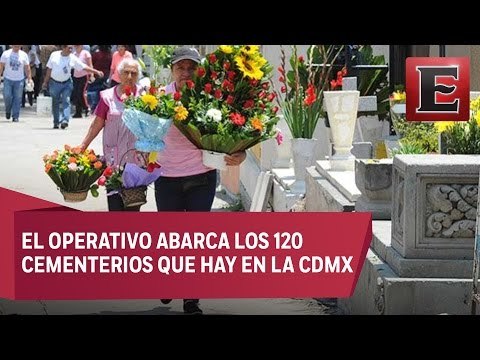 Día de Muertos: 34 mil policías a vigilar los panteones capitalinos