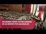 Diputados recibirán más de 67 mil pesos en diciembre además de su aguinaldo