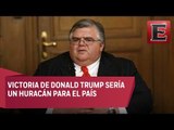 Agustín Carstens aseguró que México prepara plan de contingencia en caso de ganar Trump